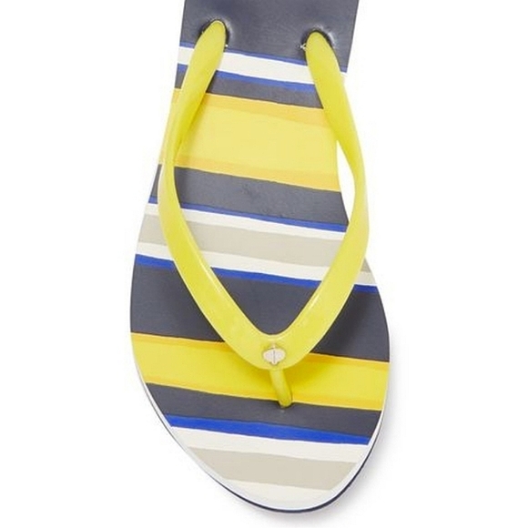 NEW Kate Spade Feldon Flip Flop- Over Print Stripe - Picture 3 of 10